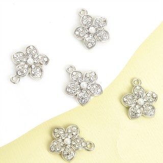 10 Chiếc Ngọc Trai Tinh Tế & Kim Cương Giả Kẻ Sọc Sakura Hoa Anh Đào Quyến Rũ Nữ Hẹn Hò Hàng Ngày Mặc Phụ Kiện Trang Sức Thanh Lịch Bông Tai Vòng Cổ DIY Mặt Dây Hoa Năm Cánh Sáng Bóng