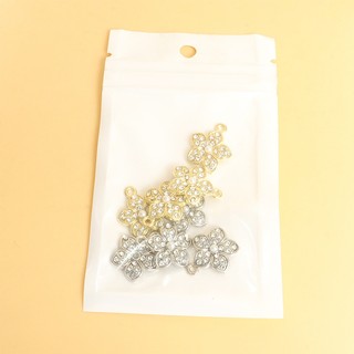 10 Chiếc Ngọc Trai Tinh Tế & Kim Cương Giả Kẻ Sọc Sakura Hoa Anh Đào Quyến Rũ Nữ Hẹn Hò Hàng Ngày Mặc Phụ Kiện Trang Sức Thanh Lịch Bông Tai Vòng Cổ DIY Mặt Dây Hoa Năm Cánh Sáng Bóng