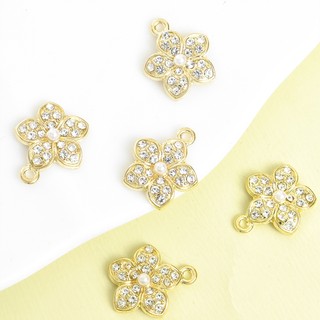 10 Chiếc Ngọc Trai Tinh Tế & Kim Cương Giả Kẻ Sọc Sakura Hoa Anh Đào Quyến Rũ Nữ Hẹn Hò Hàng Ngày Mặc Phụ Kiện Trang Sức Thanh Lịch Bông Tai Vòng Cổ DIY Mặt Dây Hoa Năm Cánh Sáng Bóng