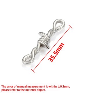 Phụ kiện mặt dây chuyền hình đặc biệt bằng thép không gỉ cho trang sức DIY Kết nối Twist Mặt dây chuyền nhỏ