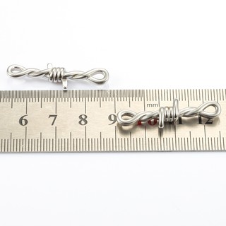 Phụ kiện mặt dây chuyền hình đặc biệt bằng thép không gỉ cho trang sức DIY Kết nối Twist Mặt dây chuyền nhỏ