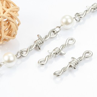Phụ kiện mặt dây chuyền hình đặc biệt bằng thép không gỉ cho trang sức DIY Kết nối Twist Mặt dây chuyền nhỏ