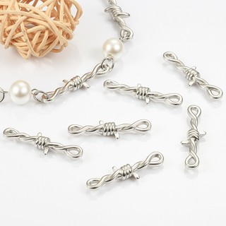 Phụ kiện mặt dây chuyền hình đặc biệt bằng thép không gỉ cho trang sức DIY Kết nối Twist Mặt dây chuyền nhỏ