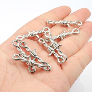 Phụ kiện mặt dây chuyền hình đặc biệt bằng thép không gỉ cho trang sức DIY Kết nối Twist Mặt dây chuyền nhỏ