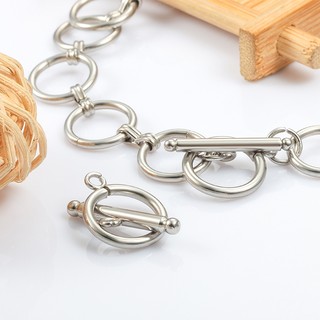 Thép không gỉ OT Khóa Phụ Kiện Trang Sức diy Vòng Cổ Vòng Tay Khóa Kết Nối Nút Cuba