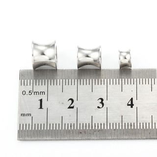 Thép không gỉ 18K Vàng xuyên lỗ Hạt hình Trumpet Phụ kiện trang sức DIY