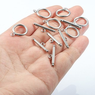 Thép không gỉ OT Khóa Phụ Kiện Trang Sức diy Vòng Cổ Vòng Tay Khóa Kết Nối Nút Cuba