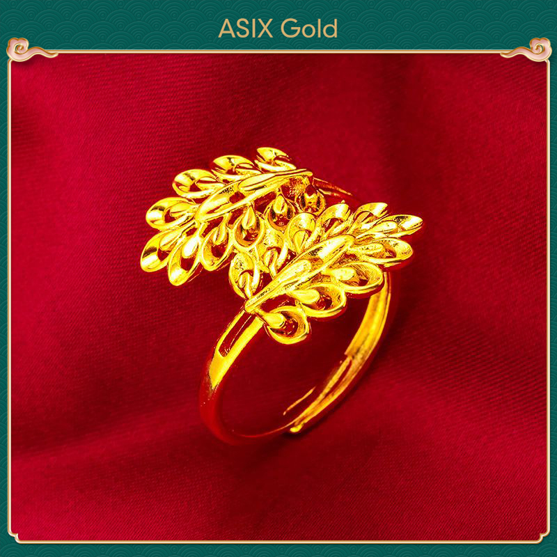 Women's Gold-Plated Ring by asixgoldpd.vn