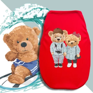 Mèo / Chó Mùa Xuân Xu Hướng Thời Trang Mới In Hình Tank Top Quần Áo Thú Cưng