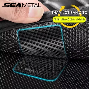 Seametal Thảm Lót Chân Ô Tô Cố Định Dán Tự Dính Dây Thảm Cố Định Miếng Dán Chống Trơn Trượt Sàn Thảm Kẹp Giữ Tay Cầm