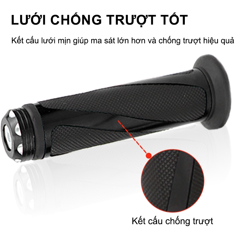 Bao tay tay nắm cho xe máy SEAMETAL Xe Máy Xe Đạp Mềm Chống Trơn Trượt Tay  ( 1 Cặp )