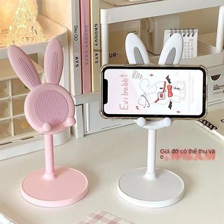Giá Đỡ Điện Thoại Máy Tính Bảng Hình Thỏ Dễ Thương Có Thể Điều Chỉnh Chiều Cao Cho Phone Stand【Chiosala12】