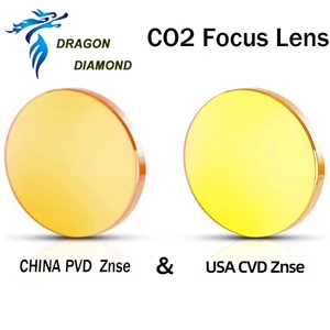 Ống kính lấy nét DragonDiamond Trung Quốc PVD ZnSe USA CVD ZnSe Dia.20mm FL38.1-101.6mm cho máy khắc Laser CO2