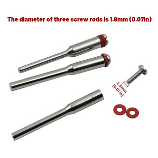 8 Chiếc Dremel Phụ Kiện 3 Mm Thu Nhỏ Kẹp Kết Nối Đòn Bẩy Đánh Bóng Bánh Xe Mandrel Cắt Bánh Xe Giá Đỡ Cho Dụng Cụ Xoay