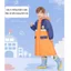 Áo mưa trẻ em phong cách Preppy Áo mưa trẻ em đi học Poncho toàn thân chống thấm nước với vị trí túi đi học