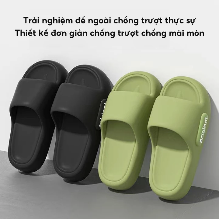 dép quai hậu nữ giẫm lên dép lê cảm giác phân đế mềm chống trượt dép bánh mì dép cross Đế Dày Dép Nữ