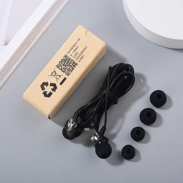 Mới Chính Hãng Loại C Tai Nghe In-Ear Có Dây USB C Tai Nghe Kỹ Thuật Số Có Mic Cho Motorola Moto Edge 40 30 Pro Ultra Neo X30 X40 S30