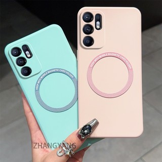 Dành cho OPPO reno 6 5G reno 6z 5G reno 6 4G Ốp điện thoại silicon TPU cung cấp nhiều lựa chọn màu sắc với chức năng hút từ tính đơn giản