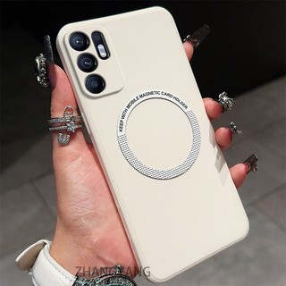 Dành cho OPPO reno 6 5G reno 6z 5G reno 6 4G Ốp điện thoại silicon TPU cung cấp nhiều lựa chọn màu sắc với chức năng hút từ tính đơn giản