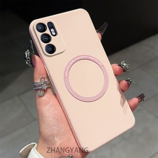 Dành cho OPPO reno 6 5G reno 6z 5G reno 6 4G Ốp điện thoại silicon TPU cung cấp nhiều lựa chọn màu sắc với chức năng hút từ tính đơn giản