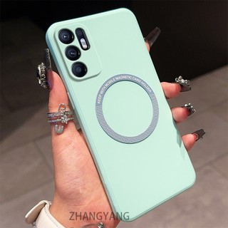 Dành cho OPPO reno 6 5G reno 6z 5G reno 6 4G Ốp điện thoại silicon TPU cung cấp nhiều lựa chọn màu sắc với chức năng hút từ tính đơn giản