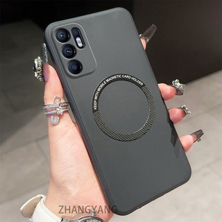 Dành cho OPPO reno 6 5G reno 6z 5G reno 6 4G Ốp điện thoại silicon TPU cung cấp nhiều lựa chọn màu sắc với chức năng hút từ tính đơn giản