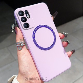 Dành cho OPPO reno 6 5G reno 6z 5G reno 6 4G Ốp điện thoại silicon TPU cung cấp nhiều lựa chọn màu sắc với chức năng hút từ tính đơn giản