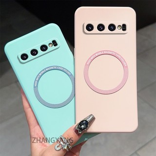Dành cho Samsung S10 S10 Plus S10E Ốp điện thoại silicon TPU cung cấp nhiều tùy chọn màu sắc với chức năng hút từ tính đơn giản