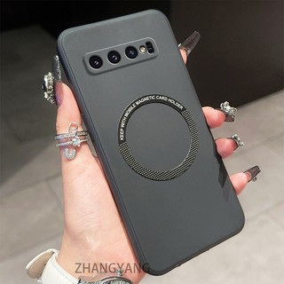 Dành cho Samsung S10 S10 Plus S10E Ốp điện thoại silicon TPU cung cấp nhiều tùy chọn màu sắc với chức năng hút từ tính đơn giản
