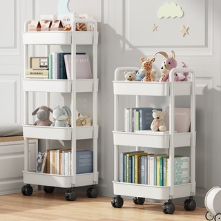 Kệ Đựng Đồ Đa Năng 3 Tầng Kệ Xe Đẩy Để Đồ 3 Tầng 4 Tầng Có Bánh Xe Di Chuyển Shelves and Racks【Chiosala12】