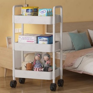Kệ Đựng Đồ Đa Năng 3 Tầng Kệ Xe Đẩy Để Đồ 3 Tầng 4 Tầng Có Bánh Xe Di Chuyển Shelves and Racks【Chiosala12】