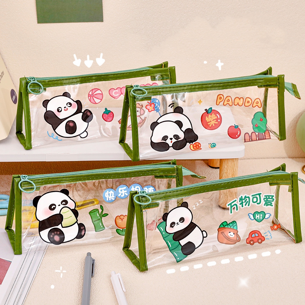 Product image Hoạt Hình Văn Phòng Phẩm Túi Bảo Quản Dễ Thương Gấu Trúc Túi Bút Học Sinh Túi Bút Chì Dung Tích Lớn Hộp Đựng Bút Chì 1