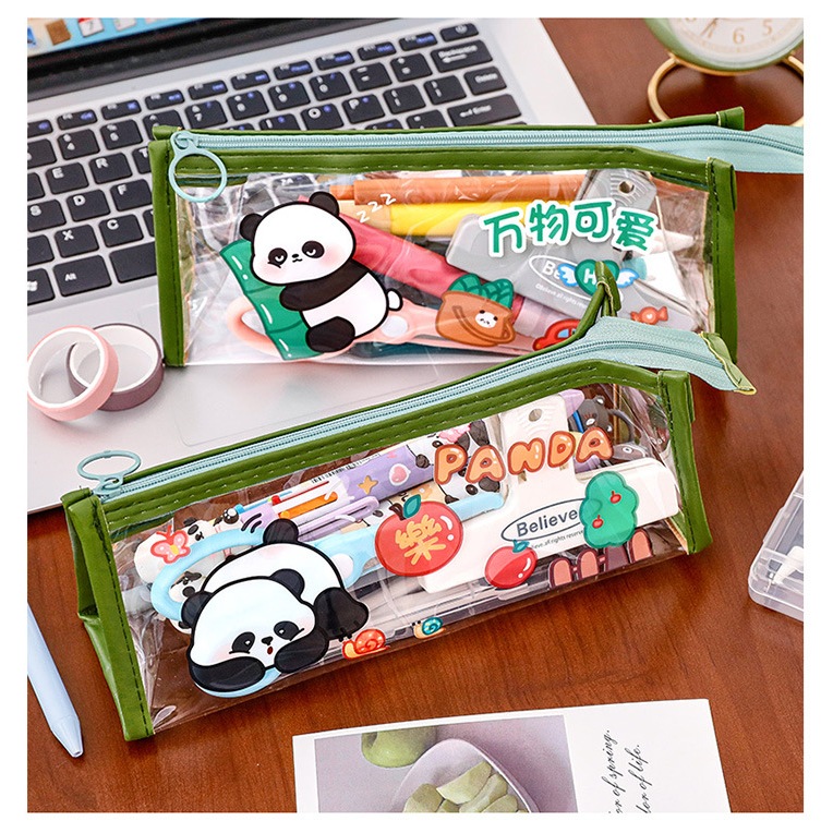 Product image Hoạt Hình Văn Phòng Phẩm Túi Bảo Quản Dễ Thương Gấu Trúc Túi Bút Học Sinh Túi Bút Chì Dung Tích Lớn Hộp Đựng Bút Chì 2