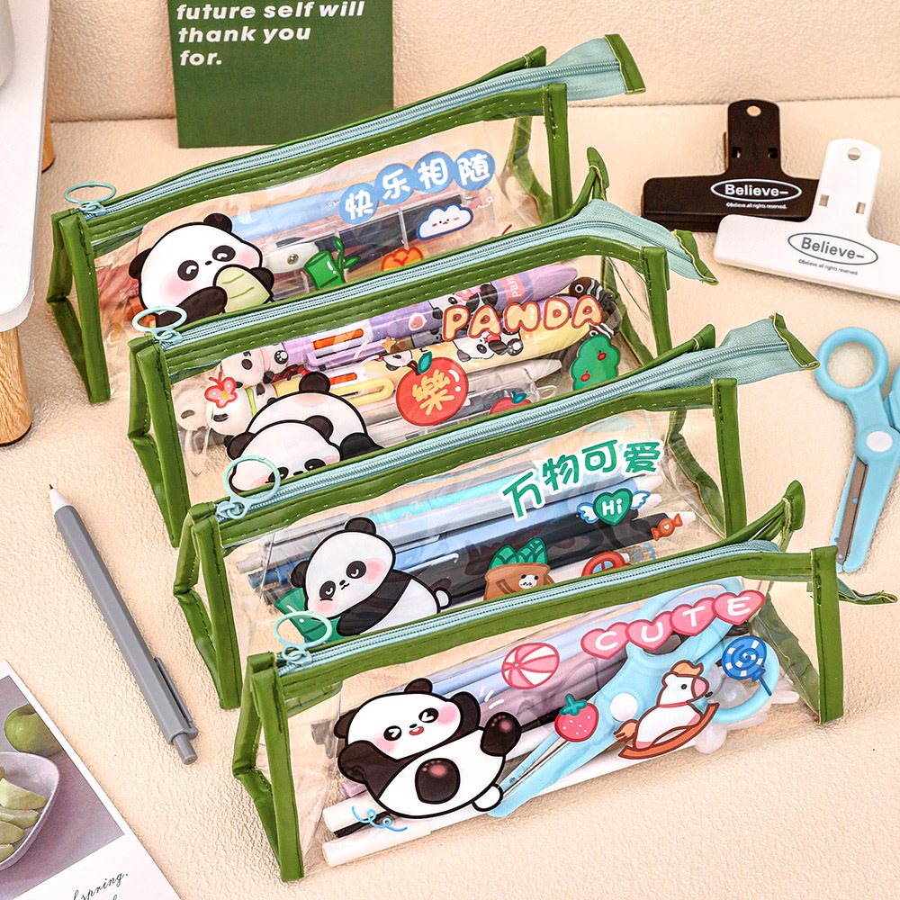 Product image Hoạt Hình Văn Phòng Phẩm Túi Bảo Quản Dễ Thương Gấu Trúc Túi Bút Học Sinh Túi Bút Chì Dung Tích Lớn Hộp Đựng Bút Chì 3