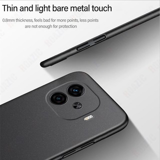 VIVO iQOO Z9 5G / Z9 Turbo / Z9 Turbo+ / Z9 Turbo Plus Vỏ Điện Thoại Kim Sa Thạch Cứng Nhựa Mỏng Chống Vân Tay Mặt Sau Mờ SYKD01