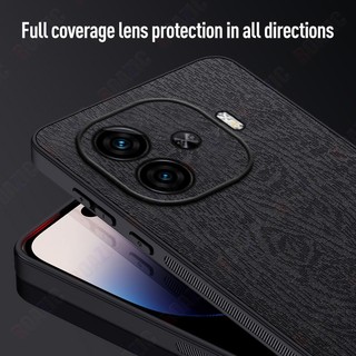 Vỏ điện thoại viền mềm cho VIVO iQOO Z9 5G / Z9 Turbo / Z9 Turbo+ / Z9 Turbo Plus, sọc mờ, chống sốc, bao gồm tất cả, SPB02