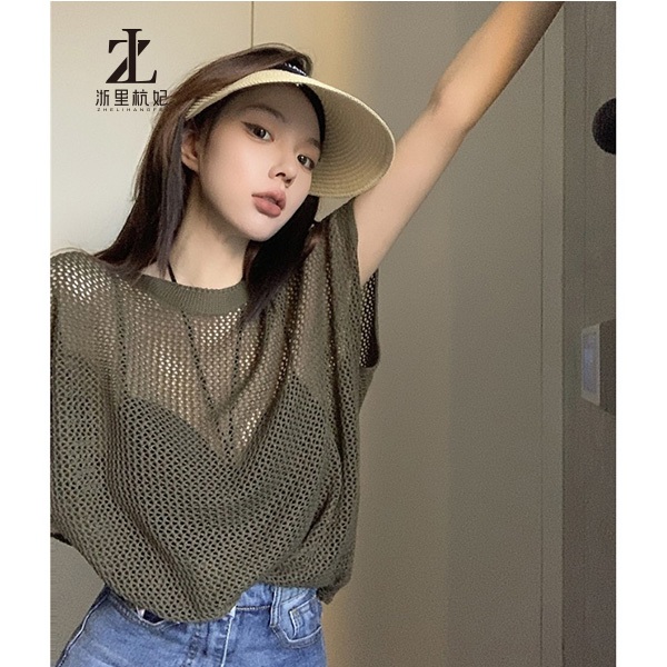 ZHELIHANGFEI cardigan áo nữ áo khoác áo kiểu 2023 New Style Phong cách Korean Style Stylish Thanh lịch