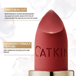 Son Bùn CATKIN Son lì Son Môi Lâu Dài Màu Sắc Trong Suốt Chống Thấm Nước Kết Cấu Matt Son Tint 3.6g