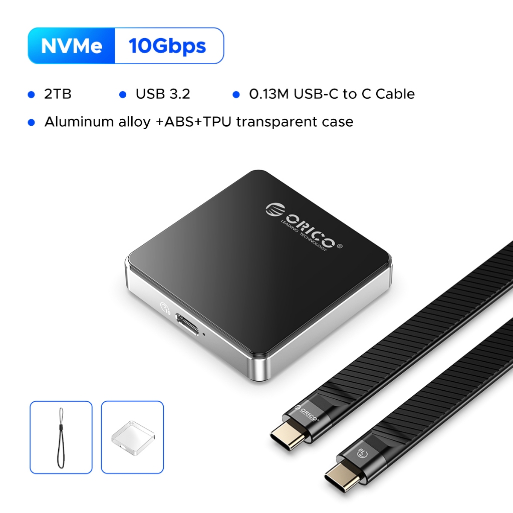 ORICO M.2 SSD ENCLOSURE TYPE-CPC周辺パーツセット（ORICO-M2PV-C3-BK 