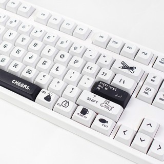 Bow Hoạt Hình Keycaps PBT Dye-sub XDA Profile Keycap Tùy Chỉnh Keycaps Tương Thích Với Cherry Gateron MX Switch