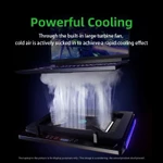Tấm làm mát máy tính xách tay Llano V10 được trang bị máy tính xách tay chơi game làm mát nhanh Turbo-Fan có giá đỡ có thể điều chỉnh phù hợp cho máy tính xách tay 13-17,3 inch — ảnh 2