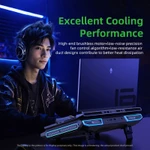 Tấm làm mát máy tính xách tay Llano V10 được trang bị máy tính xách tay chơi game làm mát nhanh Turbo-Fan có giá đỡ có thể điều chỉnh phù hợp cho máy tính xách tay 13-17,3 inch — ảnh 4