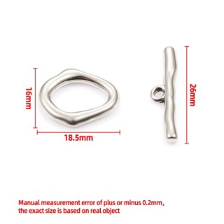 Được đánh bóng bằng thép không gỉ hình đặc biệt OT Khóa trang sức DIY Vòng cổ Vòng tay Phụ kiện