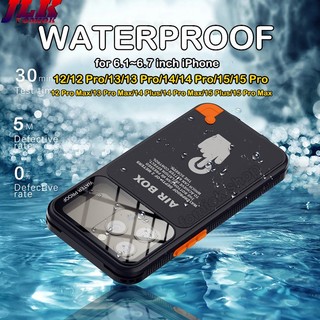 [Jlk] Ốp điện thoại chống sốc ốp lưng chống nước IP68 ngoài trời cho iPhone 6.1 inch Vỏ bơi lặn dưới nước cho iPhone 15 / 15Pro / 12 / 12 Pro / 13 / 13 Pro / 14 / 14 Pro