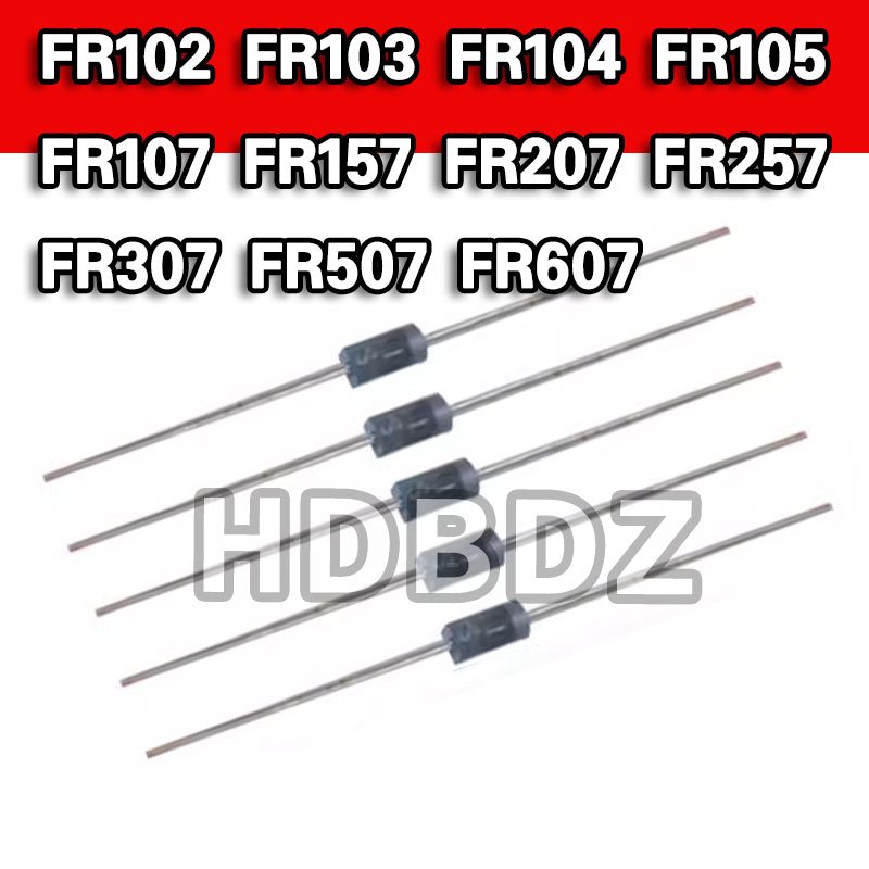 20PCS FR102 FR103 FR104 FR105 FR107 FR157 FR207 FR257 FR307 FR507 FR607 ...