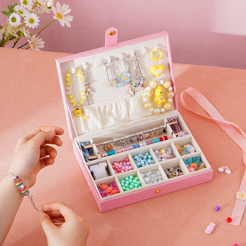 Casegrace Hạt Tổ Chức Hộp Đựng Thủ Công Lưu Trữ Với Bộ Chia Có Thể Điều Chỉnh Cho Hạt Người Tổ Chức Nghệ Thuật DIY Thủ Công Hộp Trang Sức Dụng Cụ Câu Cá