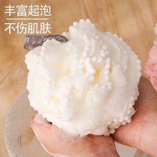 Bông tắm lưới xơ mướp trắng mềm mại tẩy tế bào chết tại nhà Bath sponge【Chiosala12】