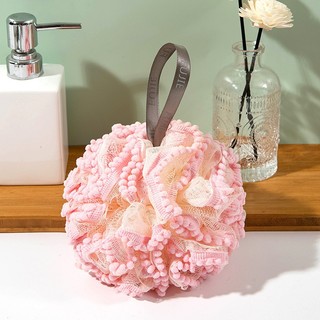 Bông tắm lưới xơ mướp trắng mềm mại tẩy tế bào chết tại nhà Bath sponge【Chiosala12】