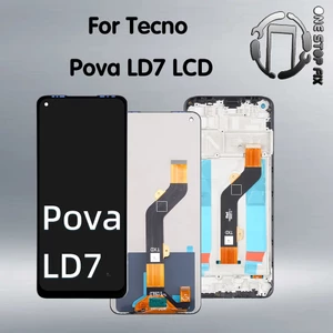 Dành Cho Màn Hình LCD Tecno Pova Với Bộ Số Hóa Màn Hình Cảm Ứng Cho Tecno Pova LD7j LD7 Màn Hình LCD Có Khung Thay Thế