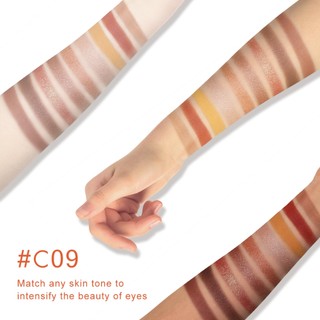 CATKIN 9 Colors Eyeshadow Bảng phấn mắt màu nhũ và lì kết hợp thời trang sành điệu thời trang